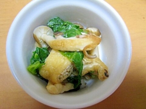 からし菜の煮浸し